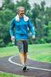© Lumos sp - senior man running exercising sport fitness active fit healthy jogging runner jogger sport health lifestyle