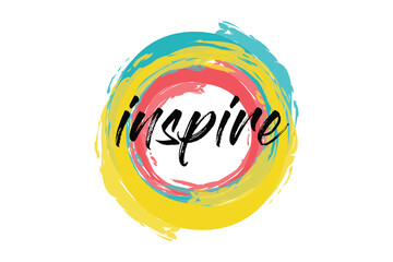 Wall Mural - modern, creative graphic design of a word 