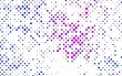 © Dmitry - Light Pink, Blue vector backdrop with dots.
