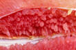 macro of grapefruit pulp. Citrus fruit texture macro for background