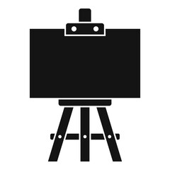 Wall Mural - Education easel icon, simple style