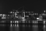 Fototapeta  - loading Dock with crane and containers