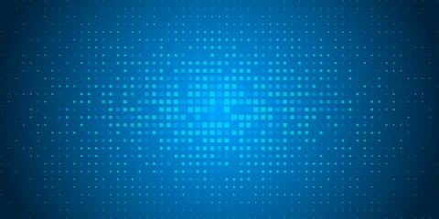 Wall Mural - random color dots pattern background, abstract geometric of square