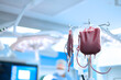 packed red cell (PRC) bags for blood transfusion in open heart surgery