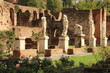 Some statues inside the Roman Forum, travel photo
