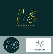 M B MB  Initial Letter Handwriting And Signature Logo. Beauty Vector Initial Logo .Fashion, Boutique, Floral And Botanical	