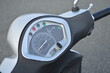 Close up of a scooter dashboard
