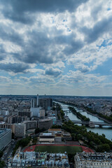 Wall Mural - Paris Cityscape from the Eiffel tower