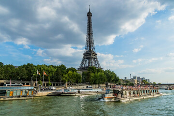 Various views of the Eiffel tower