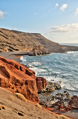 Sticker - El Golfo, Lanzarote, HDR Image