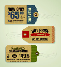 Tag Price Advertisement Discount Label Sale