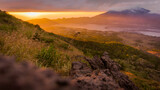 Fototapeta Mapy - Volcanic Sunrise