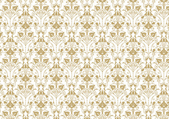 Vintage seamless pattern. wallpaper. 