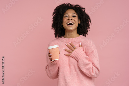 millennial pink sweater