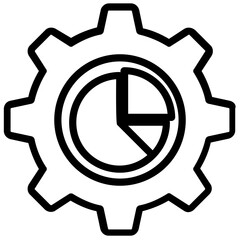 html source code of a web page with gear wheel sign, web development