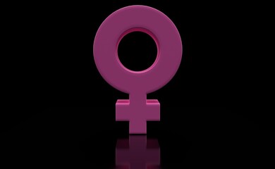 Sticker - Female gender symbol