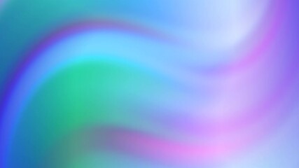 Dreamy Blue Purple Vibrant Gradient. Video animation Color Overlay Neon Design Element. Dreamy Unfocussed Holographic Luxury Texture. Animation Lights Digital Gradient