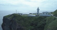 April 23, 2018, BiTou Cape Lighthouse In The Northeast Corner Of Taiwan, New Taipei City.