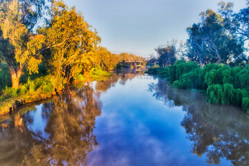 Wall Mural - D Dubbo rail bridge from south