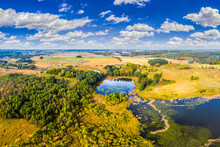 Jezioro Kielarskie Koło Olsztyna W Północno-wschodniej Polsce