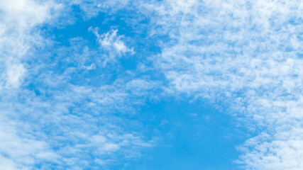 clouds background and clear sky.