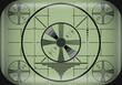 © viktorrey - Retro television test. Television calibration pattern.