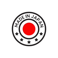 Wall Mural - Made in Japan symbol logo design template