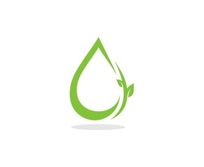 Poster - Water drop logo
