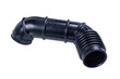 Car rubber air intake pipe, black color, isolated on a white background. spare parts
