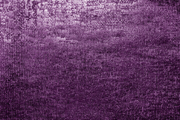 Wall Mural - Glitterring and shimmering purple textile and fabric texture.