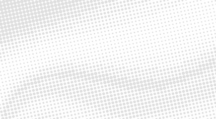 Wall Mural - Light gray dotted wavy background with halftone effect