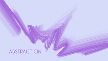 Aufkleber - Purple abstraction on lavender background. Subtle vector graphics