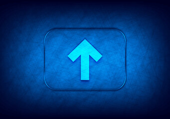 Wall Mural - Up arrow icon abstract digital design blue background