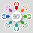 © Alex White - Infographic vector template for presentation, diagram, business and technology concept with 8 options
