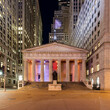 © Alex Holland/Westend61 - USA, New York, New York City, Federal Hall illuminated at night