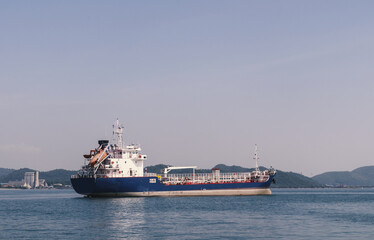 Logistics and transportation of Container Cargo ship