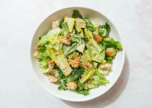 Close Up Of Caesar Salad
