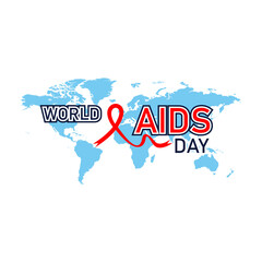 World aids day concept background.