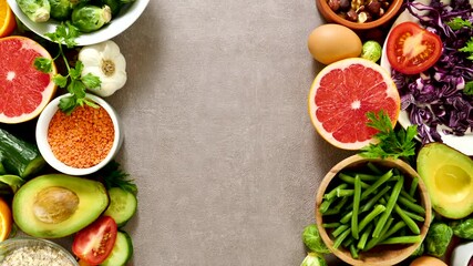 fruit and vegetable frame