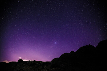 Starry Milky Way, Oahu, Hawaii