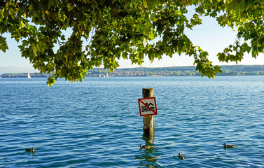 Sticker - Der Bodensee bei Überlingen