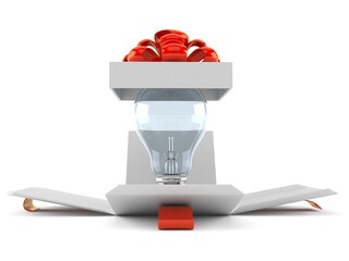 Poster - Light bulb inside gift