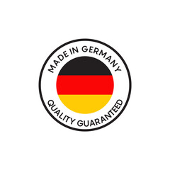 Wall Mural - Made in germany logo design template