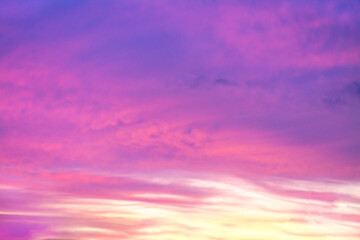 Wall Mural - A soft clouds in the pastel colored gradient for background