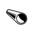 Tee pipe icon. Simple illustration of tee pipe vector icon for web