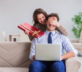 Businessman student reading a book studying in library