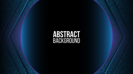 Wall Mural - abstract background technology high speed racing for sports of long exposure light on black backgrou