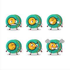 Sticker - Kids yoyo cartoon character with various angry expressions