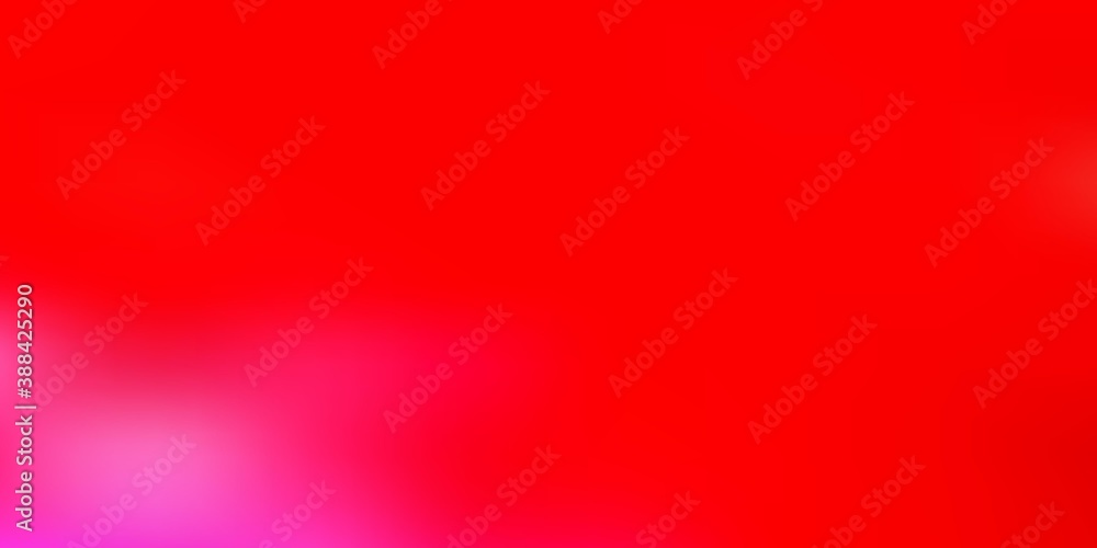 Light pink, yellow vector gradient blur template.