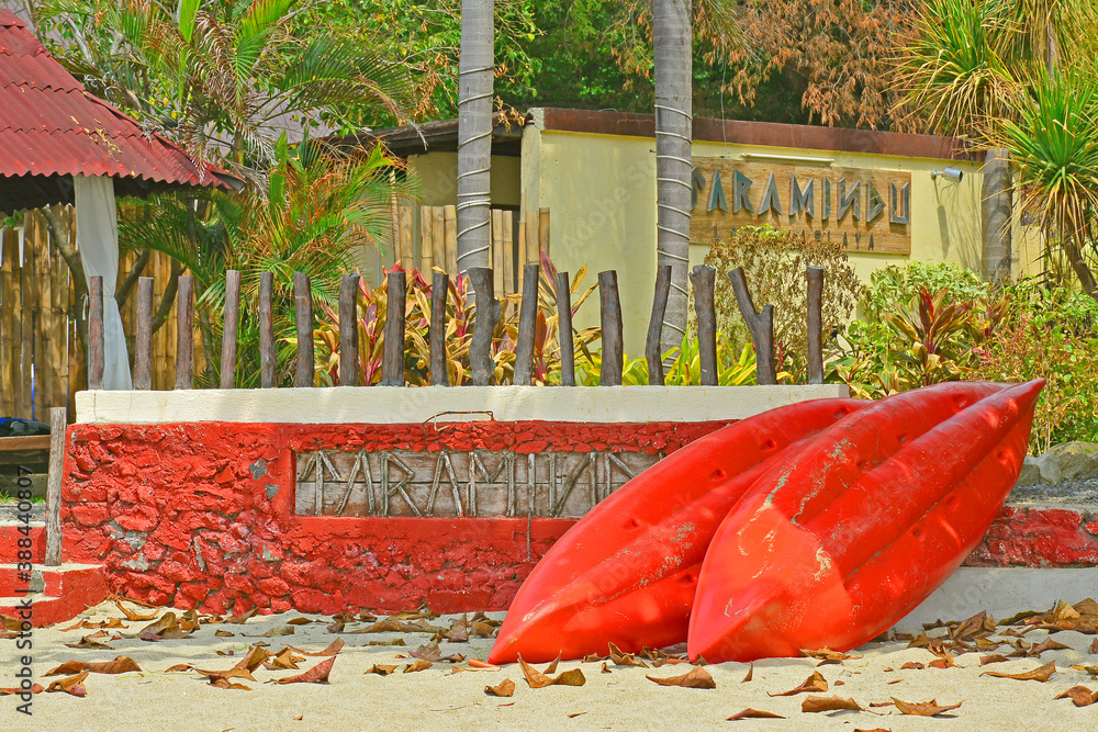 Batangas Welcomesign Tamarind Beach Resort sign in Laiya, Batangas, Philippines の Stock フォト ...
